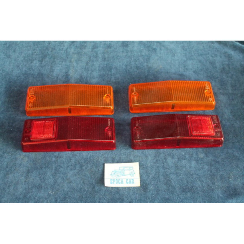 124 SEDAN '71  COMPLETE SET (4 PIECES) LENSES FOR REAR LIGHTS   ALTISSIMO