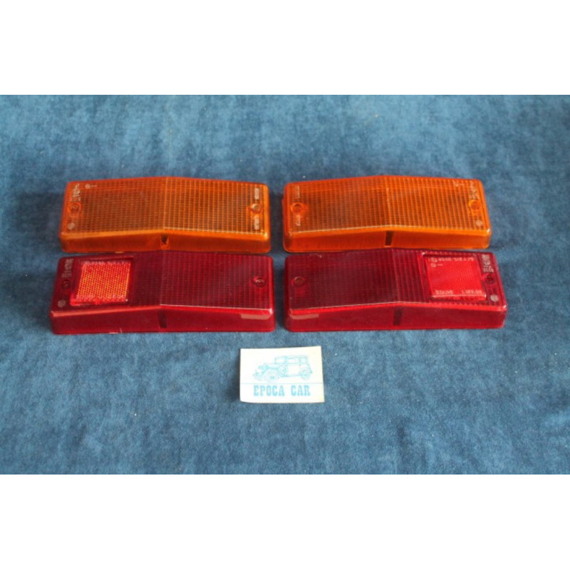 124 BERLINA '71  SET COMPLETO (4 PZ)  PLASTICHE PER FANALINI POST.   STARS