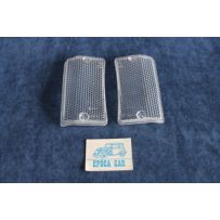 124 SPECIALSPECIAL T '71  COPPIA PLASTICHE TRASPARENTI PER FANALINI ANT.   ALTISSIMO