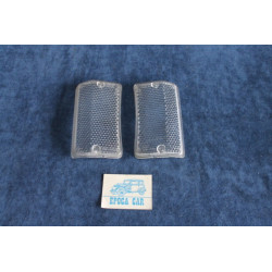 124 SPECIALSPECIAL T '71  COPPIA PLASTICHE TRASPARENTI PER FANALINI ANT. STARS