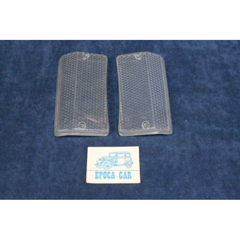 124 SPECIALSPECIAL T '71  COPPIA PLASTICHE TRASPARENTI PER FANALINI ANT.   ARIC