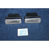 124 SPORT COUPE' COPPIA FANALINI ANT. TRASPARENTI CON CUFFIE   STARS
