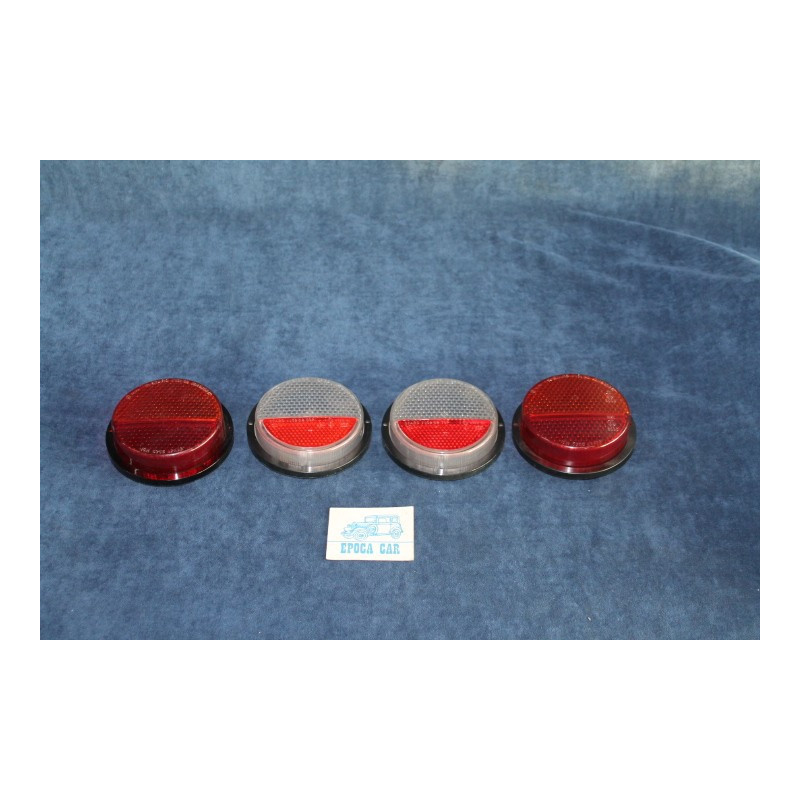 850 SPORT COUPE'  COMPLETE SET (4 PIECES) LENSES FOR REAR LIGHTS   STARS