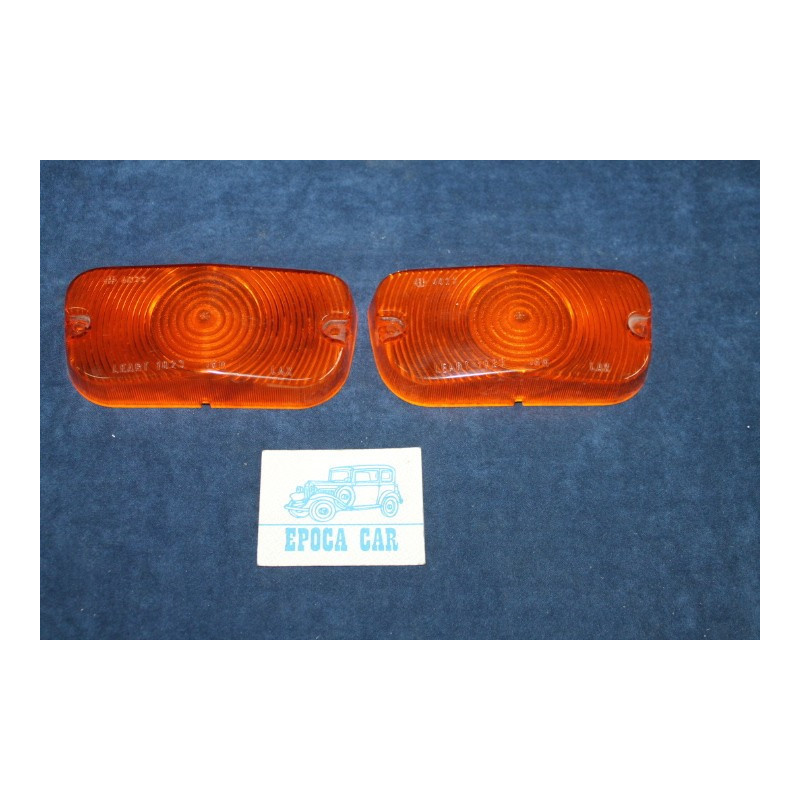 1500 C  COPPIA PLASTICHE ARANCIONI PER FANALINI ANT.   LEART