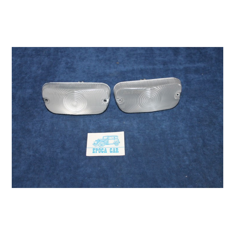 1500 C  PAIR CLEARS FRONT LIGHTS WITH   HOLDERS   BELLU'