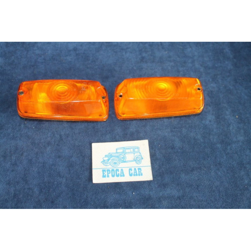 850 SEDAN 1°S  PAIR ORANGE FRONT LIGHTS   GECAR