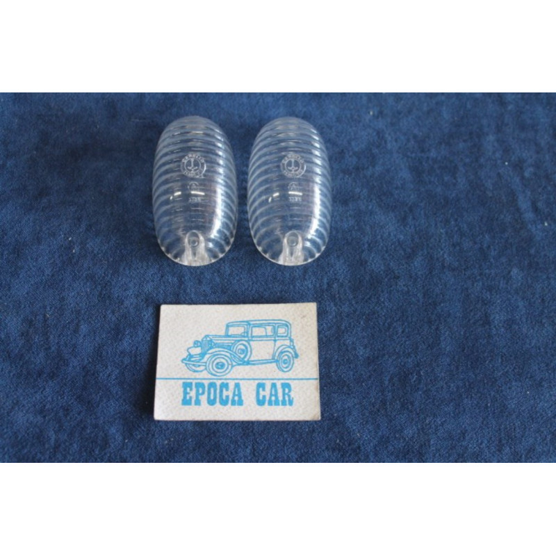 600 MULTIPLA 1°S  COPPIA PLASTICHE PER FANALINI ANT.   CARELLO