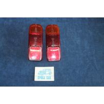 500 D  PAIR LENSES WITH REFLECTORS FOR REAR LIGHTS   CATALUX