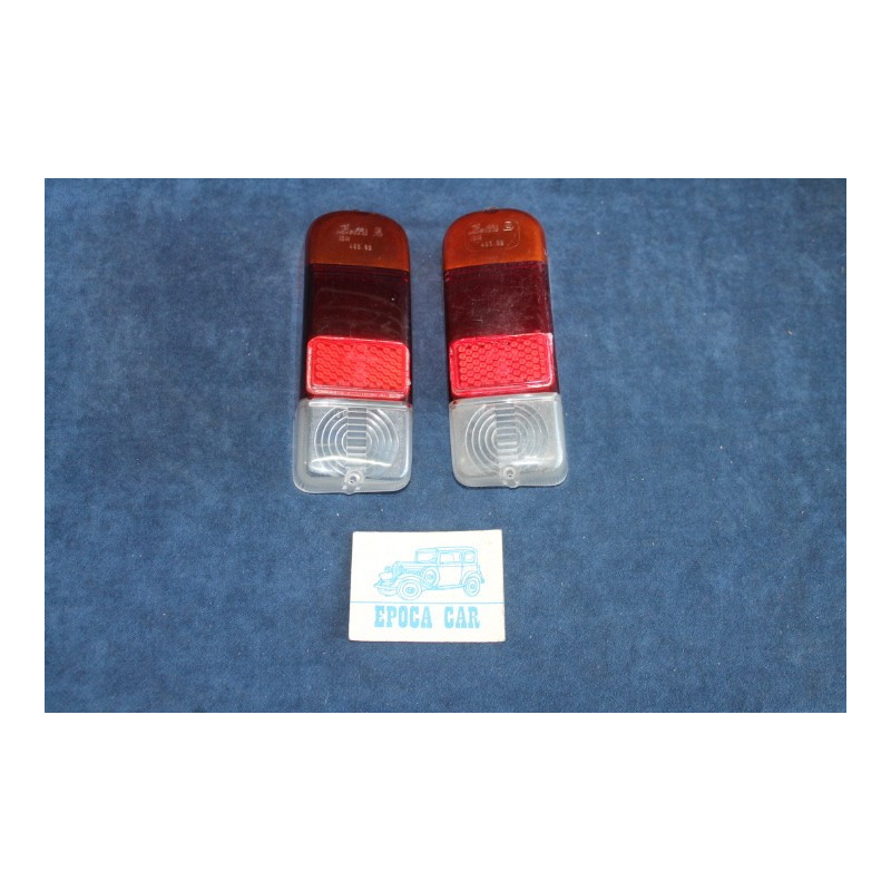 600 D - MULTIPLA  PAIR LENSES ( 3 COLORS ) FOR REAR LIGHTS ( U.S.A. VERSION ? )   BELLU'