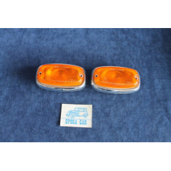 PAIR ORANGE FRONT LIGHTS   ARIC