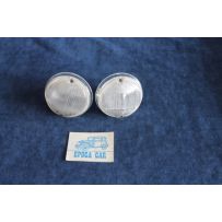 124 COUPE' 1°S  PAIR CLEAR FRONT LENSES   STARS