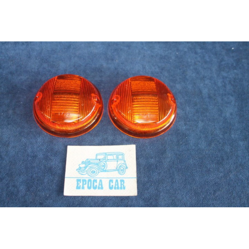 1100 R  PAIR ORANGE LENSES FOR FRONT LIGHTS   P.V.