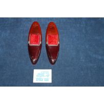 1100 (1958)  COPPIA PLASTICHE PER FANALINI POST. CON CATARIFRAMGENTE   BELLU'
