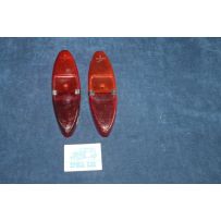 1100 (1958)  PAIR LENSES FOR REAR LIGHTS   BELLU'