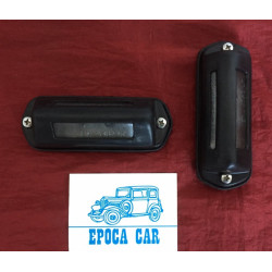 LUCI TARGA DUETTO OSSO DI SEPPIA  COPPIA