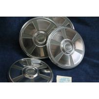 FIAT 124 SPORT COUPE 73' SET 4 HUB CAP WHEELS 
