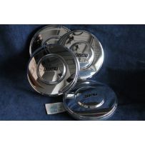 FIAT 131  SET 4 CHROMED HUBCAP WHEELS