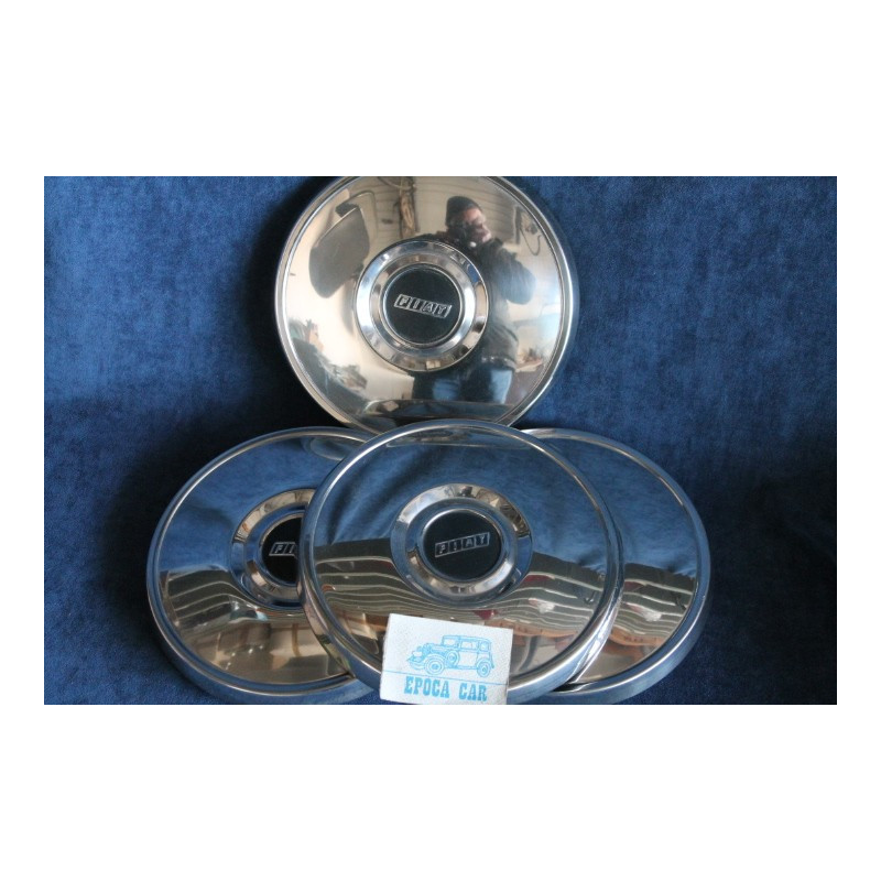 FIAT 127 SPECIAL 74' SET 4 COPPE RUOTA INOX