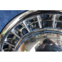 SET 4 PCS USED HUBCAP WHEELS DIAM CM 39,5 AS THEY ARE. PLEASE SEE PICTURES