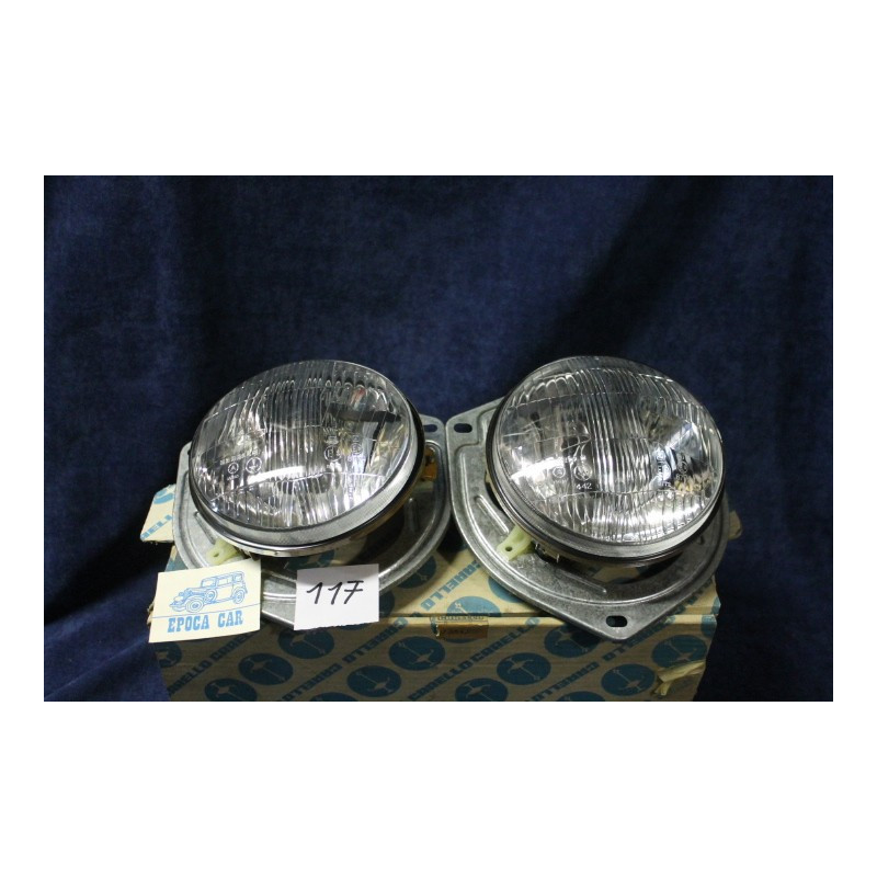 CARELLO PAIR HEADLAMP ASIMMETRICI DIAM 170mm
