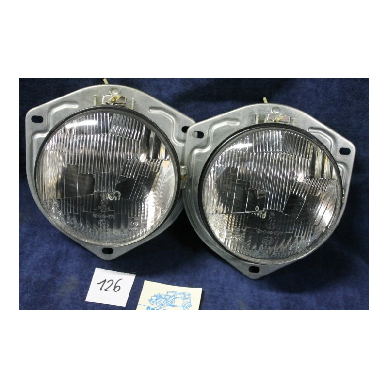 PAIR HEADLAMP JODIO H1 SIEM FIAT 128 RALLY