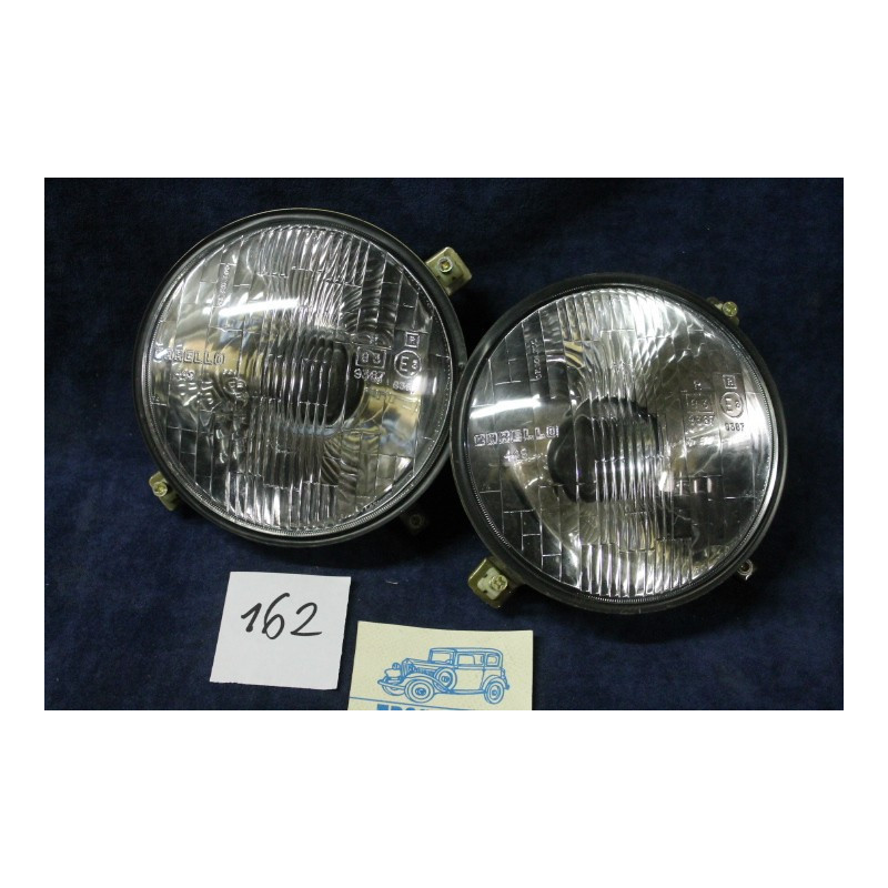 PAIR OPTICAL UNIT  CARELLO INTERNAL  DIAM 141 FIAT 124 SPECIAL- SPECIAL T (72'-74')
