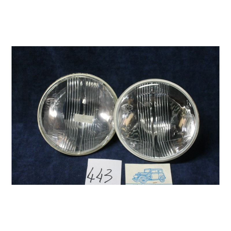 PAIR OPTICAL UNITS ELMA 136mm DIAM INTERNI ASIMMETRICO N.O.S.