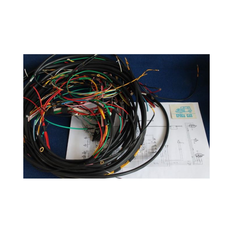 IMPIANTO ELETTRICO COMPLETO ( DI : VALVOLIERA, SCHEMI MONTAGGIO , TUTTI I FILI CON CAPICORDA SALDATI ) SPEC. TIPO DI FILO