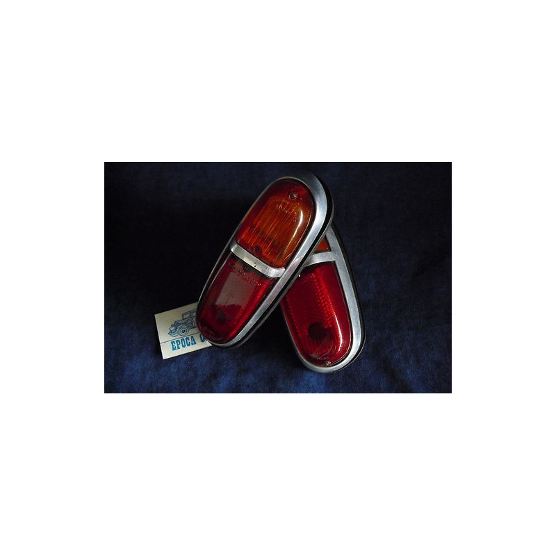 COUPLE TAIL LIGHTS ALTISSIMO FIAT 1100/103 E, WITH RUBBERS