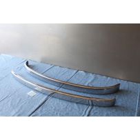 COPPIA PARAURTI IN ACCIAIO INOX FIAT 600 NOS