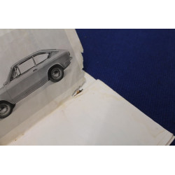 850 COUPE'   USE AND SERVICE BOOK (3° EDITION 1965) COVER A LITTLE DIRTY