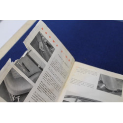 850 COUPE'   USE AND SERVICE BOOK (3° EDITION 1965) COVER A LITTLE DIRTY