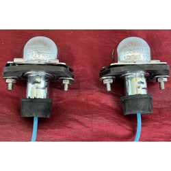 NUMBERPLATE LIGHT SECOND SERIES PAIR