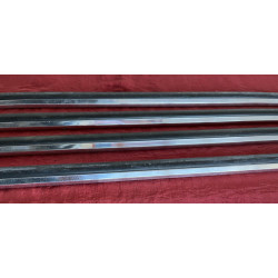 PROFILI PEDANE CON GOMMA FIAT 508 C  1100 A-B-E  ( GIA' LUCIDATI A SPECCHIO )