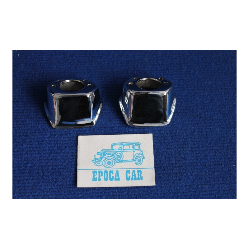 SUPPORTI CROMATI LUCI TARGA (COPPIA)