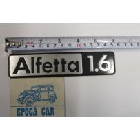 SCRITTA POSTERIORE ALFETTA 1.6