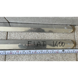 FIAT 14OO TRIM UNDEDOOR PAIR NOS IN ALUMINIUM
