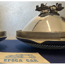 GRUPPI OTTICI ORIGINALI (PARABOLA RESTAURATA VETRO CORNICE) COPPIA FIAT 508 C
