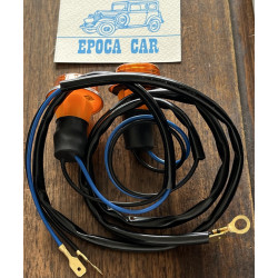SIDE LIGHTS ROUND WITH CHROME PAIR