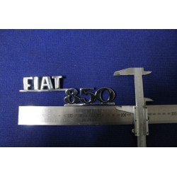 FIAT 850 METALLO CROMATO TIPO IN RILIEVO