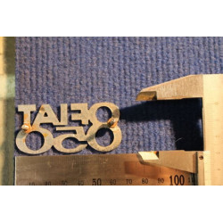 FIAT 850 METALLO CROMATO