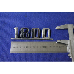 FIAT 1800 METAL CHROME RELIEFS