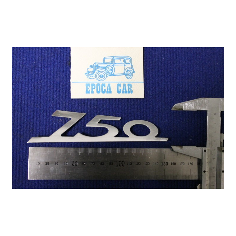 FIAT 750 METALLO CROMATO 7 DRITTO