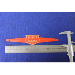 FIAT 600 PLASTIC BADGE