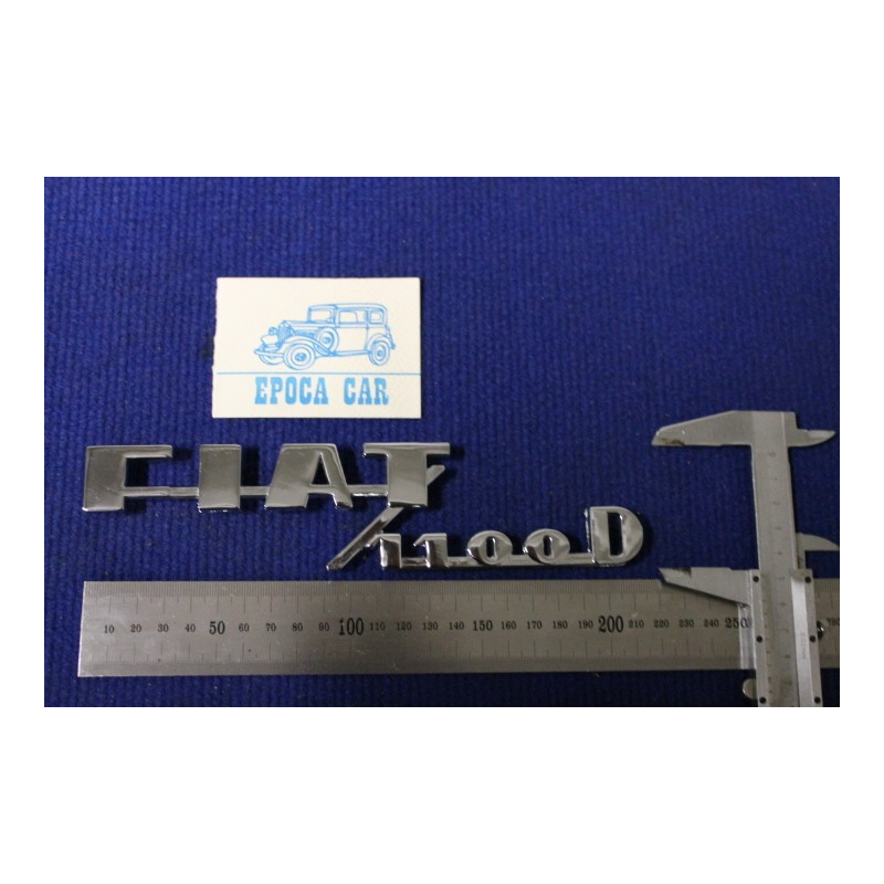 FIAT 1100 D METALLO CROMATO IN RILIEVO