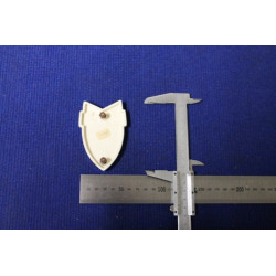 FIAT 750 SPECIAL PLASTIC BADGE