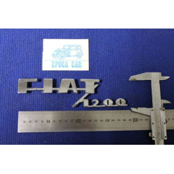 FIAT 1200 METAL CHROME RELIEF