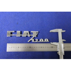 FIAT 1200 METAL CHROME RELIEF