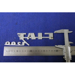 FIAT 1200 METAL CHROME RELIEF