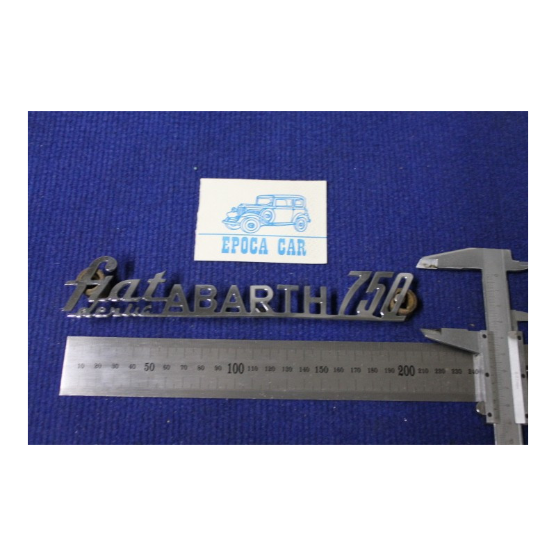 ABARTH FIAT 750 DERNIG METALLO CROMATO